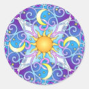 Search for sun mandala stickers Moon