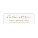 Search for couple return address labels Calligraphy