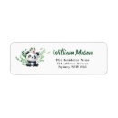 Search for baby panda return address labels Animals