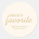 Search for cream and gold stickers Bride