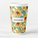 Recherche de motif vert tasses Aquarelle florale