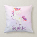 Search for unicorn pillows Rainbow