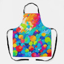 Search for visually long aprons Vibrant colours