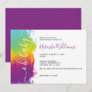 Search for purple and green baby shower invitations Colourful