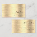 Search for gold business cards Script