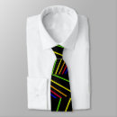 Search for neon stripes ties Black