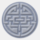 Recherche de symboles chinois autocollants Blanc