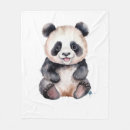 Search for panda blankets Watercolor