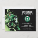Recherche de dc comics invitations Lanterne verte