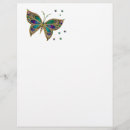 Search for multicolor business stationery Butterfly