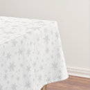 Search for silver snowflake tablecloths Winter