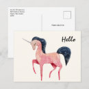 Recherche de cheval mystique cartes postales Magique