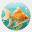 Search for cute goldfish stickers Aquarium