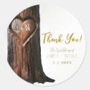 Search for heart tree wedding stickers Country