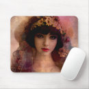 Recherche de portrait vintage tapis souris Floral