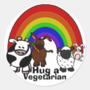 Recherche de végétarien autocollants Droits des animaux