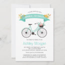 Search for bicycle bridal shower invitations Chic