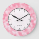 Search for pink glitter clocks Elegant