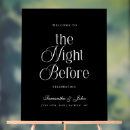 Search for rehearsal dinner welcome signs Minimal
