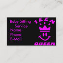 Search for teen business cards Babysitting