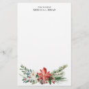 Search for christmas personal stationery Floral