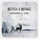 Search for winter save the date stickers Rustic
