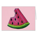 Recherche de tranches de pastèque cartes postales Rose