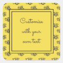 Search for yellow patterns stickers Cute