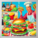 Search for vintage bbq posters Chef