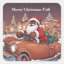 Search for black santa stickers Xmas