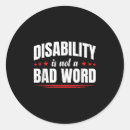 Search for disable round stickers Support