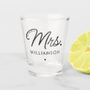 Search for bride and groom shot glasses Newlyweds