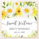 Search for daisy flower coasters Yellow