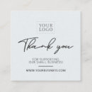 Search for thank you for your purchase business cards Handmade