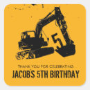 Recherche de construction autocollants Excavatrice