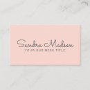Search for pink real estate business cards Professional