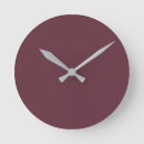 Search for maroon red clocks Plain