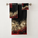 Search for red and gold christmas bath towels Trendy