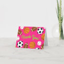 Search for kids soccer birthday cards Girl