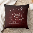 Search for christian christmas pillows Religious