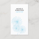Search for dandelion business cards Blue