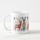Search for whimsical reindeer mugs Festive