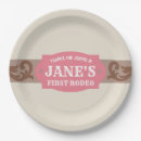 Search for first rodeo plates Cowboy party