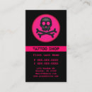 Recherche de tatouage crâne cartes visite Professionnel