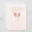 Search for cheers to 30 years invitations Champagne glasses
