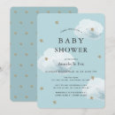 Search for fluffy cloud invitations Blue