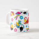 Recherche de oiseaux colorés tasses Pour enfants
