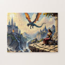 Search for dragon girl puzzles Fantasy