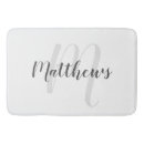 Search for monogrammed bath mats Minimalist