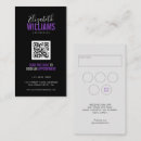 Recherche de violette et noir cartes visite Salon
